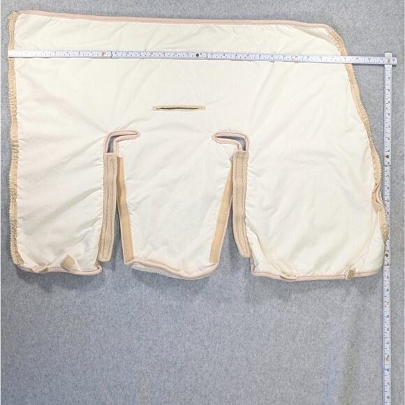 Eddie Bauer Car Baby Seat Stroller Cover Cream Fleece - Picture 14 of 16